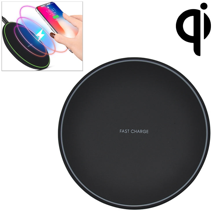 KD-1 Ultra-thin 10W Normal Charging Wireless Charger (Black) - free shipping - PMC Jewellery - Order now!