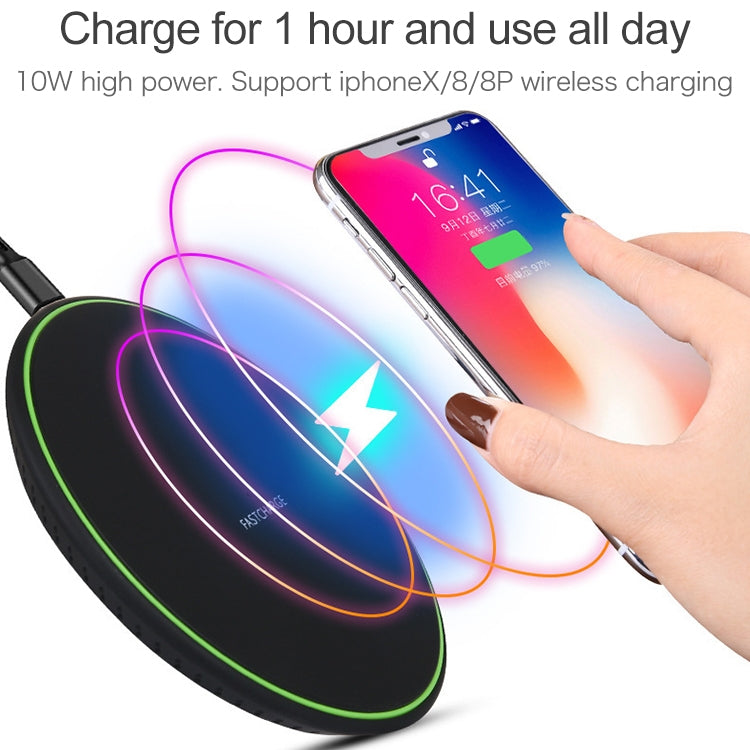 KD-1 Ultra-thin 10W Normal Charging Wireless Charger (Black) - free shipping - PMC Jewellery - Order now!
