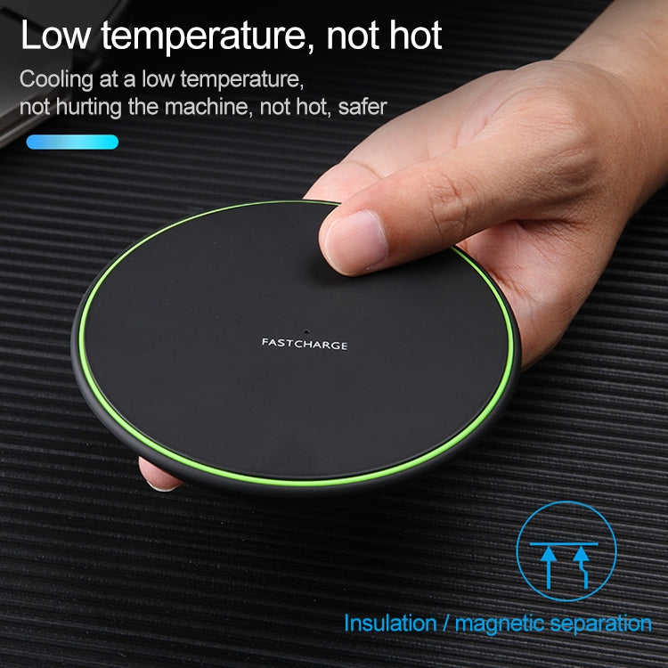 KD-1 Ultra-thin 10W Normal Charging Wireless Charger (Black) - free shipping - PMC Jewellery - Order now!