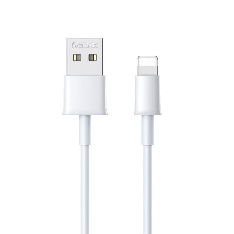 Remax RC-163i 2.1A 8 Pin Fast Charging Pro Data Cable, Length: 1m(White) - Normal Style Cable by REMAX | Online Shopping South Africa | PMC Jewellery | Buy Now Pay Later Mobicred