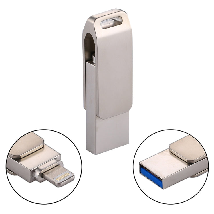 RQW-10G 2 in 1 USB 2.0 & 8 Pin 32GB Flash Drive, for iPhone & iPad & iPod & Most Android Smartphones & PC Computer - U Disk & Card Reader by PMC Jewellery | Online Shopping South Africa | PMC Jewellery | Buy Now Pay Later Mobicred