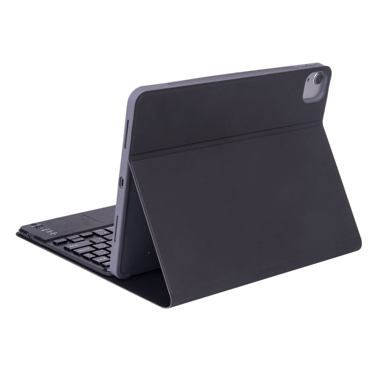 X-11BC Skin Plain Texture Detachable Bluetooth Keyboard Tablet Case for iPad Pro 11 inch 2020 / 2018, with Touchpad & Pen Slot(Black) - For iPad Pro by PMC Jewellery | Online Shopping South Africa | PMC Jewellery