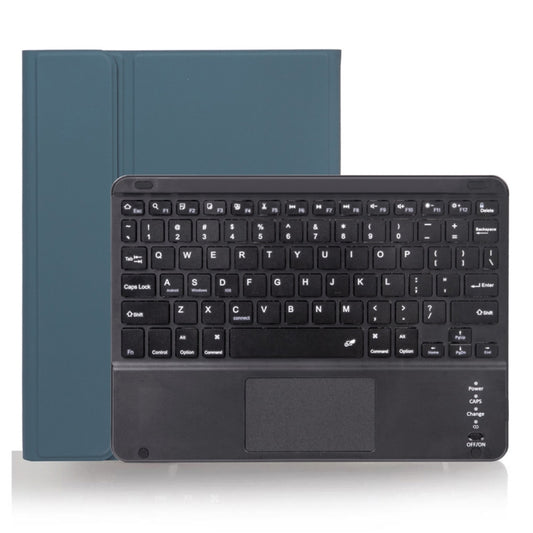 X-11BC Skin Plain Texture Detachable Bluetooth Keyboard Tablet Case for iPad Pro 11 inch 2020 / 2018, with Touchpad & Pen Slot(Dark Green) - For iPad Pro by PMC Jewellery | Online Shopping South Africa | PMC Jewellery