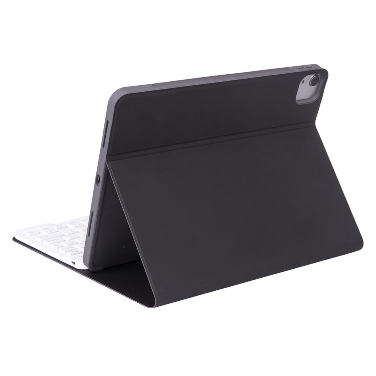 X-11BS Skin Plain Texture Detachable Bluetooth Keyboard Tablet Case for iPad Pro 11 inch 2020 / 2018, with Pen Slot & Backlight (Black) - For iPad Pro by PMC Jewellery | Online Shopping South Africa | PMC Jewellery