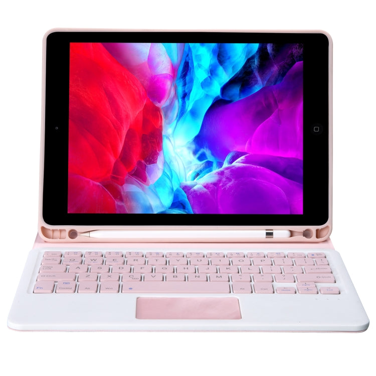 YT11B-A Detachable Candy Color Bluetooth Keyboard Leather Tablet Case with Touch Pad & Pen Slot & Holder for iPad Pro 11 inch 2021 (Pink) - For iPad Pro by PMC Jewellery | Online Shopping South Africa | PMC Jewellery