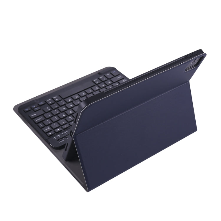 A11B Bluetooth 3.0 Ultra-thin ABS Detachable Bluetooth Keyboard Leather Tablet Case with Holder & Pen Slot for iPad Pro 11 inch 2021 (Dark Blue) - For iPad Pro by PMC Jewellery | Online Shopping South Africa | PMC Jewellery