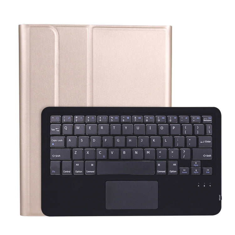 A11B-A Ultra-thin ABS Detachable Bluetooth Keyboard Tablet Case with Touchpad & Pen Slot & Holder for iPad Pro 11 inch 2021 (Gold) - For iPad Pro by PMC Jewellery | Online Shopping South Africa | PMC Jewellery