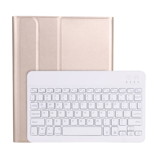 A11BS Ultra-thin ABS Detachable Bluetooth Keyboard Tablet Case with Backlight & Pen Slot & Holder for iPad Pro 11 inch 2021 (Gold) - For iPad Pro by PMC Jewellery | Online Shopping South Africa | PMC Jewellery