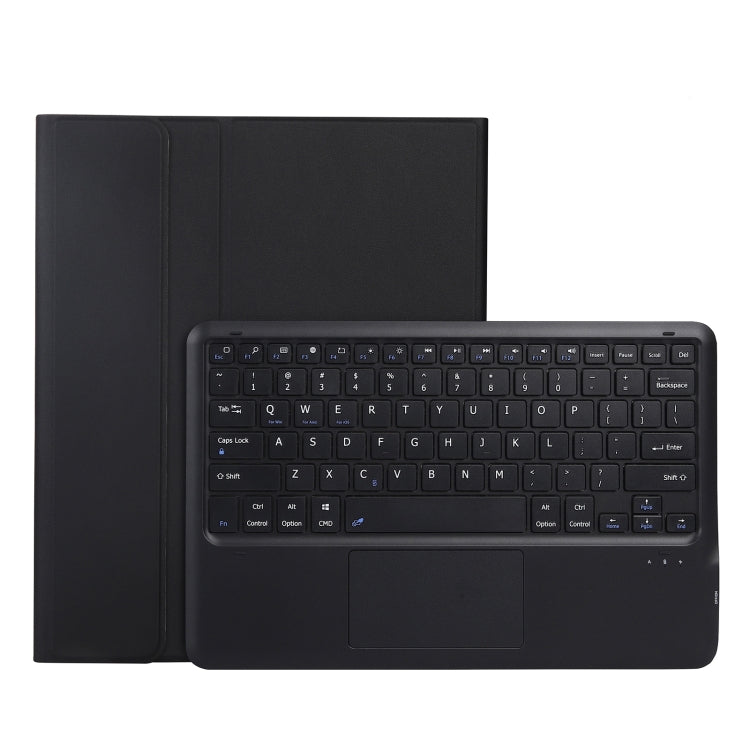 A12B-A Ultra-thin ABS Detachable Bluetooth Keyboard Tablet Case with Touchpad & Pen Slot & Holder for iPad Pro 12.9 2021 / 2020 / 2018 (Black) - For iPad Pro by PMC TechLife | Online Shopping South Africa | PMC TechLife
