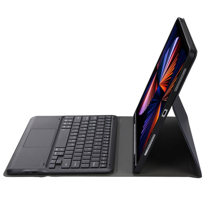 A12B-A Ultra-thin ABS Detachable Bluetooth Keyboard Tablet Case with Touchpad & Pen Slot & Holder for iPad Pro 12.9 2021 / 2020 / 2018 (Dark Blue) - For iPad Pro by PMC Jewellery | Online Shopping South Africa | PMC Jewellery