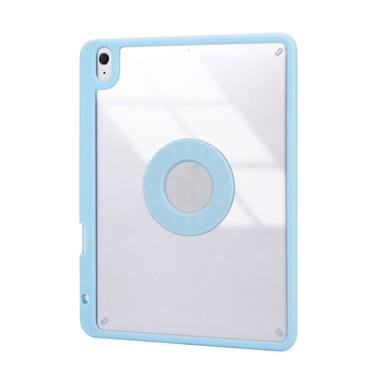 Z102B Pen Slot Bluetooth Keyboard Leather Tablet Case For iPad 10.2 2021/2020/2019 (Sky Blue) - For iPad Pro by PMC Jewellery | Online Shopping South Africa | PMC Jewellery