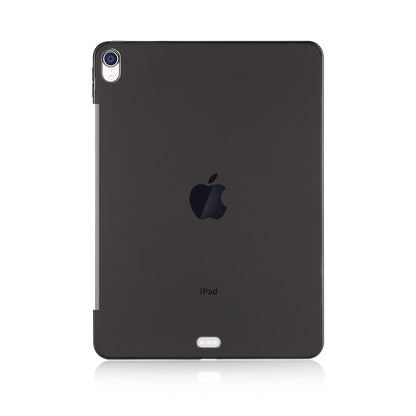 Shockproof TPU Protective Case for iPad Pro 12.9 inch (2018) (Transparent Black) - iPad Pro 12.9 (2018) Cases by PMC Jewellery | Online Shopping South Africa | PMC Jewellery