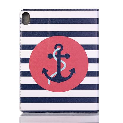 Ship Anchor Pattern Horizontal Flip Leather Case for iPad Air 11 2024 / iPad Pro 11 inch (2018),with Card Slots & Holder & Wallet & Photo Frame & Pen slot - iPad Pro 11 (2018) Cases by PMC Jewellery | Online Shopping South Africa | PMC Jewellery | Buy Now Pay Later Mobicred