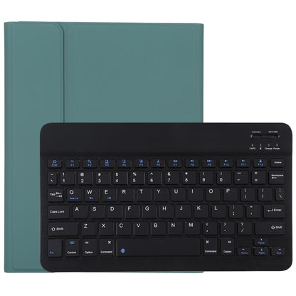 TG11B Detachable Bluetooth Black Keyboard + Microfiber Leather Tablet Case for iPad Pro 11 inch (2020), with Pen Slot & Holder (Dark Green) - For iPad Pro by PMC Jewellery | Online Shopping South Africa | PMC Jewellery