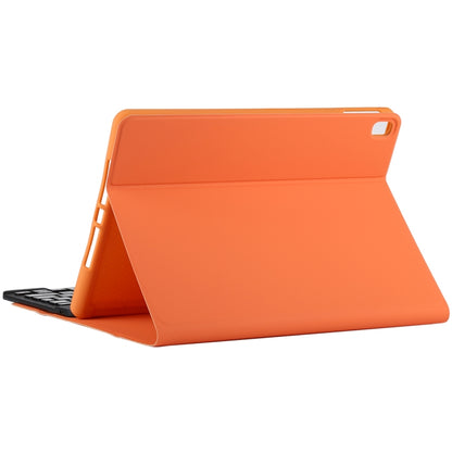 TG11B Detachable Bluetooth Black Keyboard + Microfiber Leather Tablet Case for iPad Pro 11 inch (2020), with Pen Slot & Holder (Orange) - For iPad Pro by PMC Jewellery | Online Shopping South Africa | PMC Jewellery