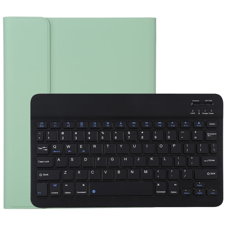 TG11B Detachable Bluetooth Black Keyboard + Microfiber Leather Tablet Case for iPad Pro 11 inch (2020), with Pen Slot & Holder (Green) - For iPad Pro by PMC Jewellery | Online Shopping South Africa | PMC Jewellery