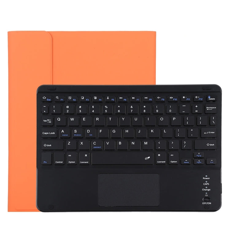 TG11BC Detachable Bluetooth Black Keyboard Microfiber Leather Tablet Case for iPad Pro 11 inch (2020), with Touchpad & Pen Slot & Holder (Orange) - For iPad Pro by PMC Jewellery | Online Shopping South Africa | PMC Jewellery