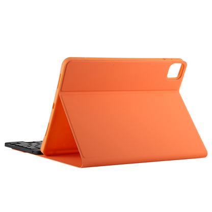 TG11BCS Detachable Bluetooth Black Keyboard Microfiber Leather Tablet Case for iPad Pro 11 inch (2020), with Backlight & Touchpad & Pen Slot & Holder (Orange) - For iPad Pro by PMC Jewellery | Online Shopping South Africa | PMC Jewellery