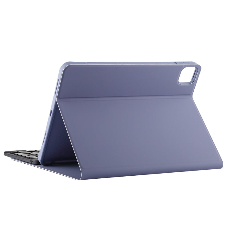 TG11BCS Detachable Bluetooth Black Keyboard Microfiber Leather Tablet Case for iPad Pro 11 inch (2020), with Backlight & Touchpad & Pen Slot & Holder (Purple) - For iPad Pro by PMC Jewellery | Online Shopping South Africa | PMC Jewellery