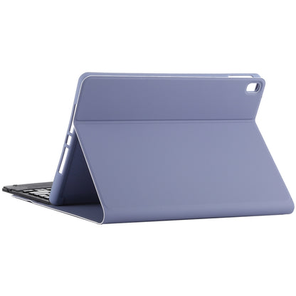 TG-102BC Detachable Bluetooth Black Keyboard + Microfiber Leather Tablet Case for iPad 10.2 inch / iPad Air (2019), with Touch Pad & Pen Slot & Holder(Purple) - For iPad Air by PMC Jewellery | Online Shopping South Africa | PMC Jewellery