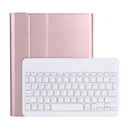 A11BS 2020 Ultra-thin ABS Detachable Bluetooth Keyboard Tablet Case for iPad Pro 11 inch (2020), with Backlight & Pen Slot & Holder (Rose Gold) - For iPad Pro by PMC Jewellery | Online Shopping South Africa | PMC Jewellery