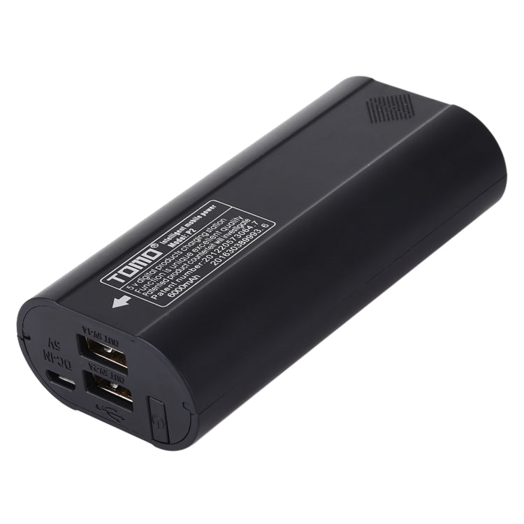 TOMO P2 USB Smart 2 Battery Charger with  Indicator Light for 18650 Li-ion Battery(Black) - Charger & Converter by PMC Jewellery | Online Shopping South Africa | PMC Jewellery | Buy Now Pay Later Mobicred