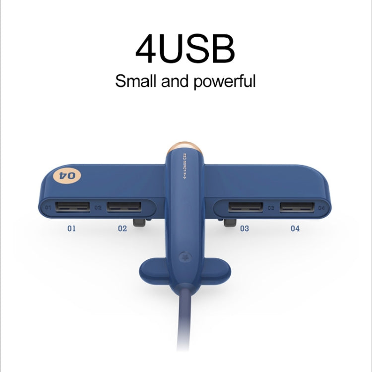 3life-308 5V 0.5A 4 USB Interfaces Air Force One Extender HUB Data Hub (White) - USB 2.0 HUB by PMC Jewellery | Online Shopping South Africa | PMC Jewellery | Buy Now Pay Later Mobicred