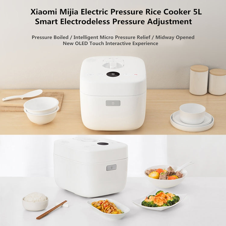 Original Xiaomi Mijia 5L Intelligent Electric Pressure Cooker Work with Mi Home APP, CN Plug - Rice Cookers by Xiaomi | Online Shopping South Africa | PMC Jewellery | Buy Now Pay Later Mobicred