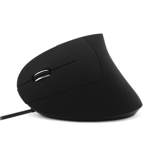 CM0093 Wired Version 2.4GHz Three-button Vertical Mouse for Left-hand, Resolution: 1000DPI / 1200DPI / 1600DPI, Cable Length：1.7m(Black) - Wired Mice by PMC Jewellery | Online Shopping South Africa | PMC Jewellery | Buy Now Pay Later Mobicred