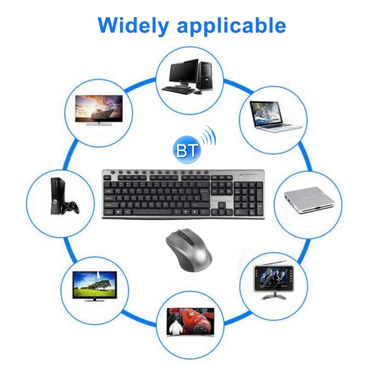 KB-6600 2.4Ghz Office Waterproof Wireless Keyboard Mouse Set - Wireless Keyboard by PMC Jewellery | Online Shopping South Africa | PMC Jewellery | Buy Now Pay Later Mobicred