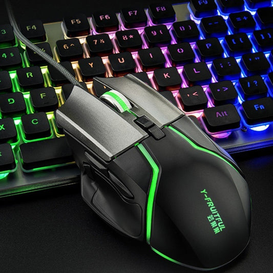 Y-FRUITFUL Y2 Detachable Macro Programming Mechanical Gaming Mouse - Wired Mice by PMC Jewellery | Online Shopping South Africa | PMC Jewellery | Buy Now Pay Later Mobicred