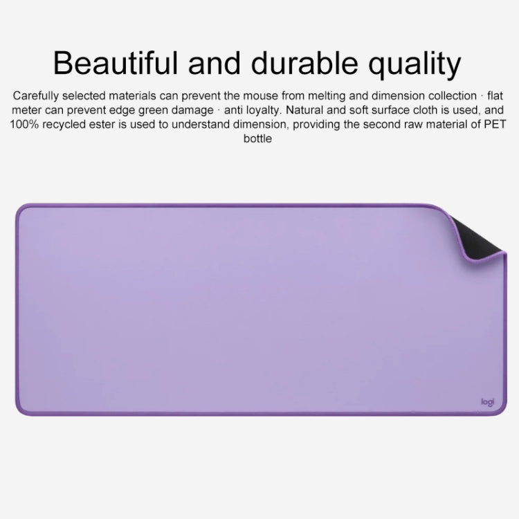 Logitech Keyboard Mouse Desk Mat Pad (Purple) - Mouse Pads by Logitech | Online Shopping South Africa | PMC Jewellery | Buy Now Pay Later Mobicred