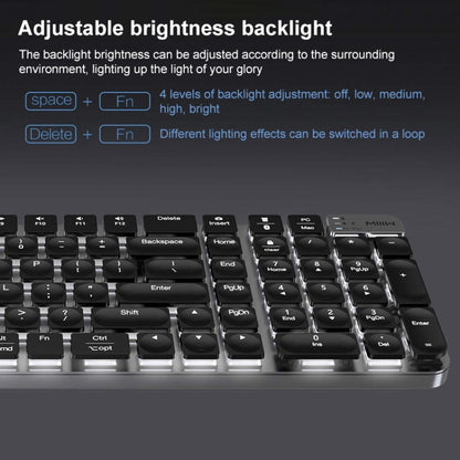 Original Xiaomi Youpin MWWMKP01 102 Keys MIIIW Wireless Dual-mode Low Axis Mechanical Keyboard PRO, Blue Shaft Version - Wireless Keyboard by Xiaomi | Online Shopping South Africa | PMC Jewellery | Buy Now Pay Later Mobicred