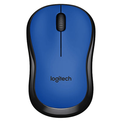 Logitech M220 1200DPI 2.4GHz Ergonomic Wireless Mouse (Blue) - Wireless Mice by Logitech | Online Shopping South Africa | PMC Jewellery | Buy Now Pay Later Mobicred