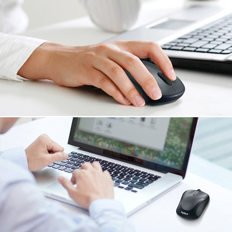 Logitech M235 1000DPI 2.4GHz Ergonomic Wireless Mouse(Black) - free shipping - PMC Jewellery - Order now!