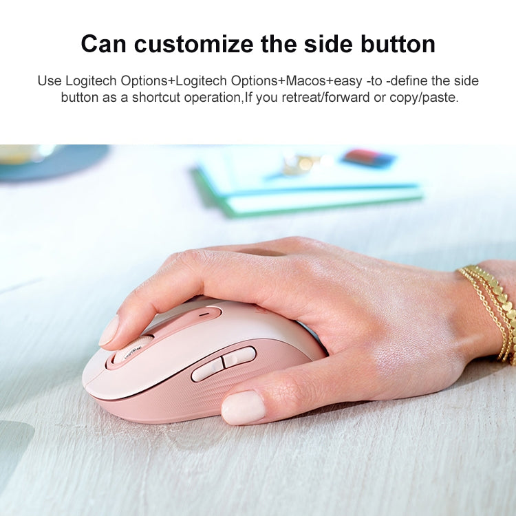 Logitech M650L 2000DPI 2.4GHz Wireless Bluetooth Dual Mode Mouse (White) - free shipping - PMC Jewellery - Order now!