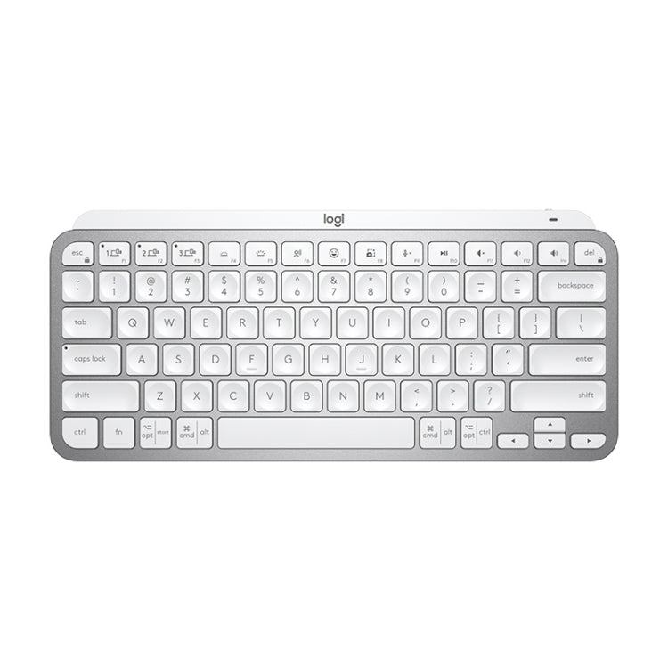 Logitech MX Keys Mini Wireless Bluetooth Ultra-thin Smart Backlit Keyboard (Grey) - Wireless Keyboard by Logitech | Online Shopping South Africa | PMC Jewellery | Buy Now Pay Later Mobicred