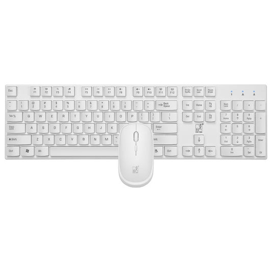 ZGB 8820 Candy Color Wireless Keyboard + Mouse Set (White) - Wireless Keyboard by Chasing Leopard | Online Shopping South Africa | PMC Jewellery | Buy Now Pay Later Mobicred