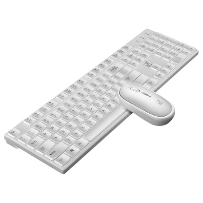 ZGB 8820 Candy Color Wireless Keyboard + Mouse Set (White) - Wireless Keyboard by Chasing Leopard | Online Shopping South Africa | PMC Jewellery | Buy Now Pay Later Mobicred