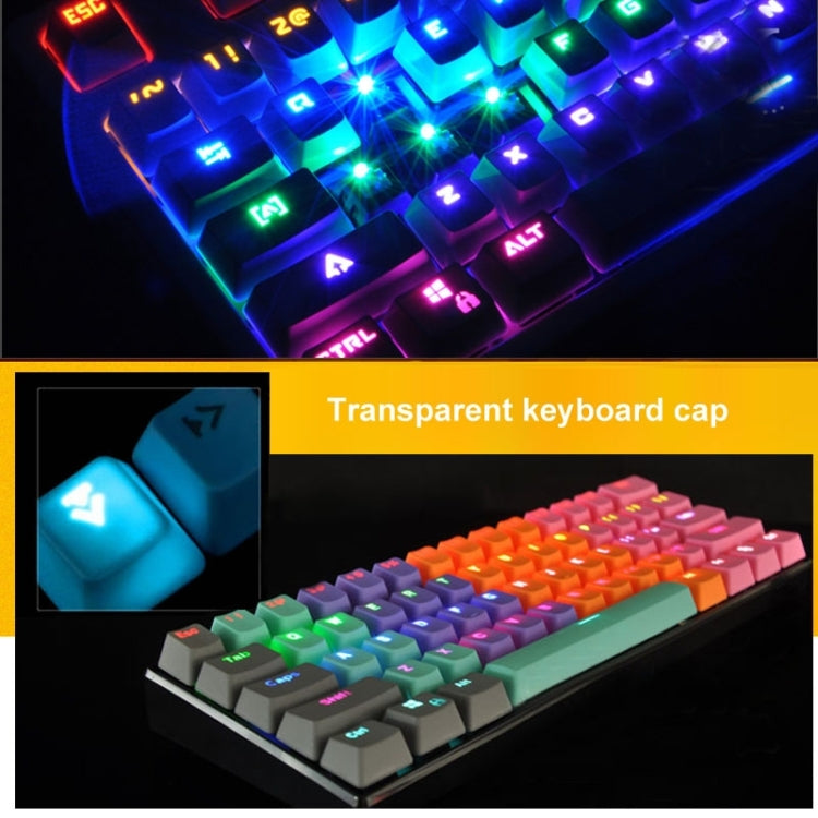 ABS Translucent Keycaps, OEM Highly Mechanical Keyboard, Universal Game Keyboard (Black) - Silicone / Sticker by PMC Jewellery | Online Shopping South Africa | PMC Jewellery