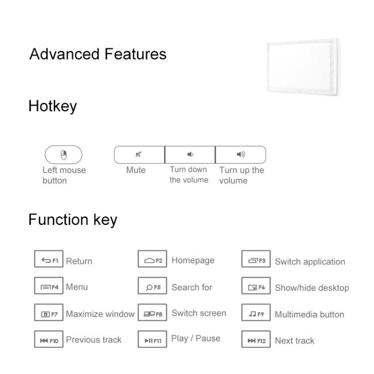 Logitech K400 Plus 2.4GHz Wireless Touch Control Keyboard, Wireless Range: 10m (Black) - free shipping - PMC Jewellery - Order now!
