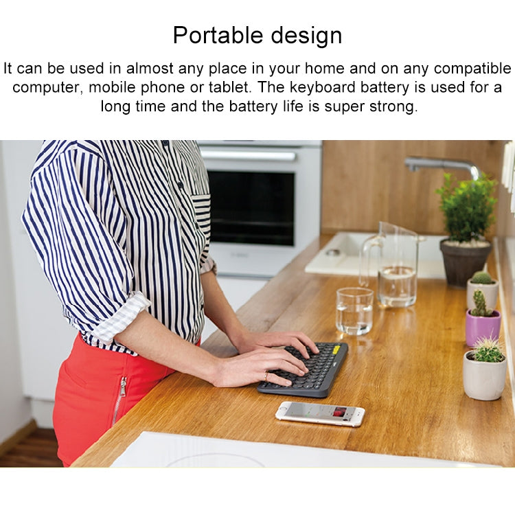 Logitech K380 Portable Multi-Device Wireless Bluetooth Keyboard (Pink) - free shipping - PMC Jewellery - Order now!