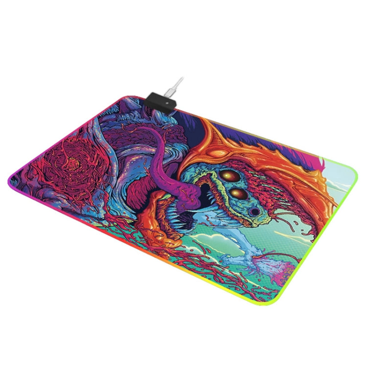 Computer Monster Pattern Illuminated Mouse Pad, Size: 90 x 30 x 0.4cm - Mouse Pads by PMC Jewellery | Online Shopping South Africa | PMC Jewellery | Buy Now Pay Later Mobicred