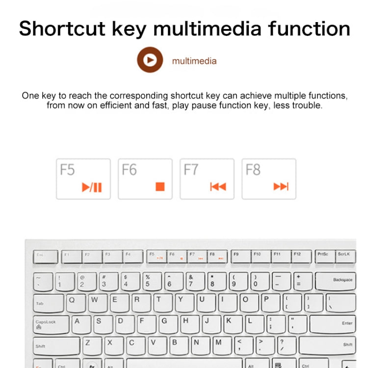 Lenovo K5819 Office Simple Ultra-thin Wired Keyboard (Black) - free shipping - PMC Jewellery - Order now!