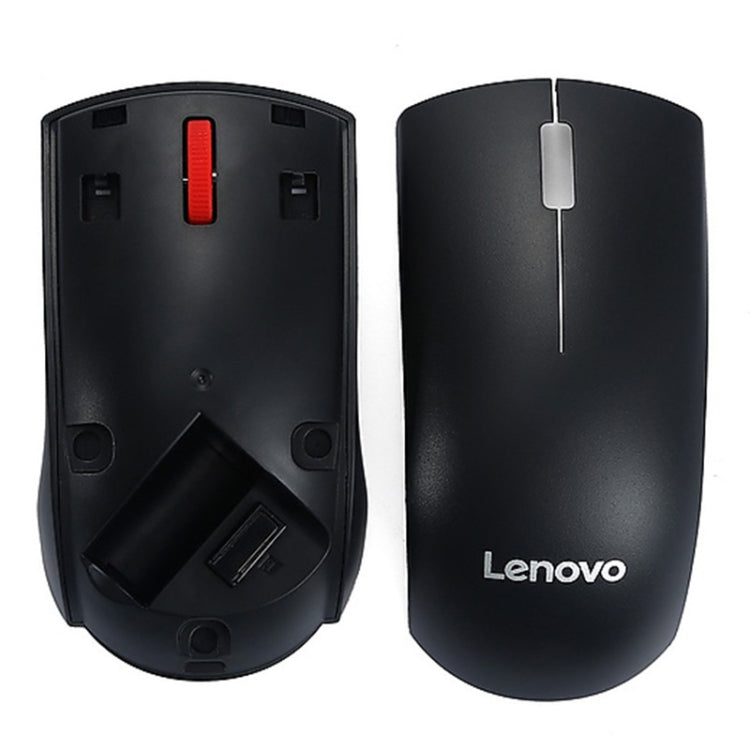 Lenovo M120 Pro Fashion Office Red Dot Wireless Mouse (Black) - Wireless Mice by Lenovo | Online Shopping South Africa | PMC Jewellery | Buy Now Pay Later Mobicred