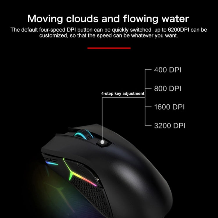 Lenovo HEADSHOT Gaming Engine Game Wired Mouse (Black) - Wired Mice by Lenovo | Online Shopping South Africa | PMC Jewellery | Buy Now Pay Later Mobicred