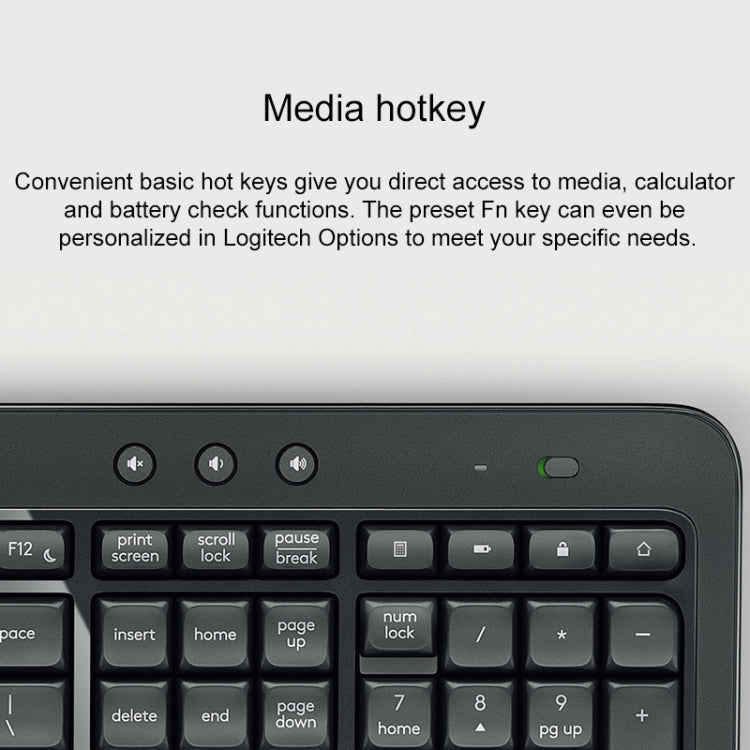 Logitech MK540 Wireless Keyboard and Mouse Set (Black) - free shipping - PMC Jewellery - Order now!