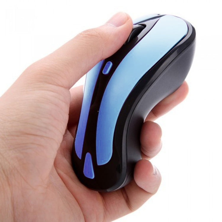 PR-01 6D Gyroscope Fly Air Mouse 2.4G USB Receiver 1600 DPI Wireless Optical Mouse for Computer PC Android Smart TV Box (Blue + Black) - Wireless Mice by PMC Jewellery | Online Shopping South Africa | PMC Jewellery | Buy Now Pay Later Mobicred