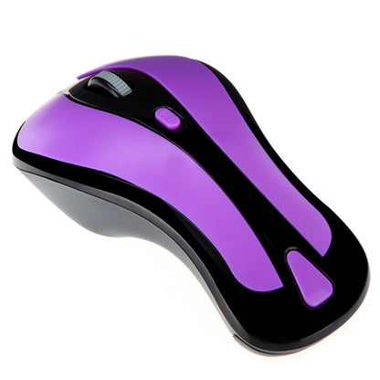 PR-01 6D Gyroscope Fly Air Mouse 2.4G USB Receiver 1600 DPI Wireless Optical Mouse for Computer PC Android Smart TV Box (Purple + Black) - Wireless Mice by PMC Jewellery | Online Shopping South Africa | PMC Jewellery | Buy Now Pay Later Mobicred