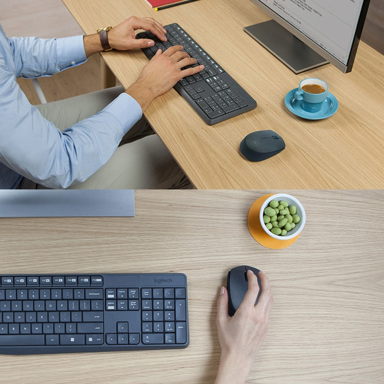 Logitech MK235 Wireless Keyboard Mouse Set - free shipping - PMC Jewellery - Order now!